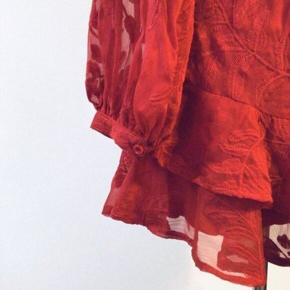 Hello Molly I Heard a Rumor Dress in Cherry Red Size 2 - Picture 8 of 11